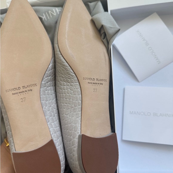 New!!! MANOLO BLAHNIK Maysale ballerina flats - Picture 5 of 6